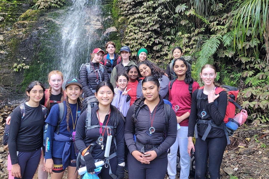 Waterfall stop