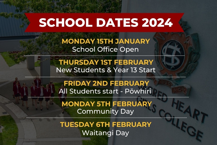 Key dates for 2024
