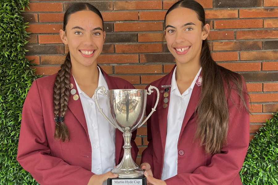 Maadi Regatta - Martin Hyde Cup
1st Girls U18 Novice Double Sculls
Casey Paki, Jade Paki