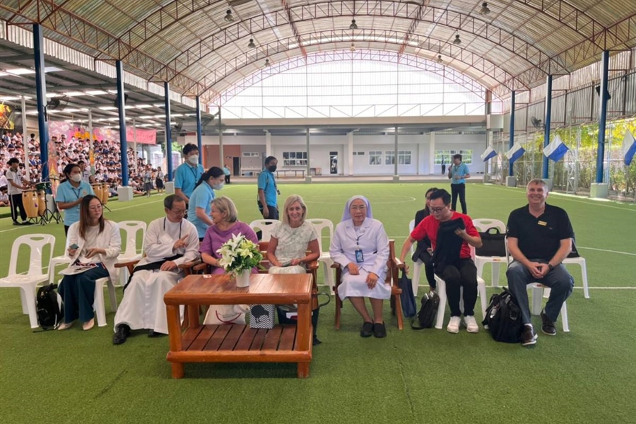 Visiting Dowroong Wittaya School - a Catholic school in Phuket, Thailand.