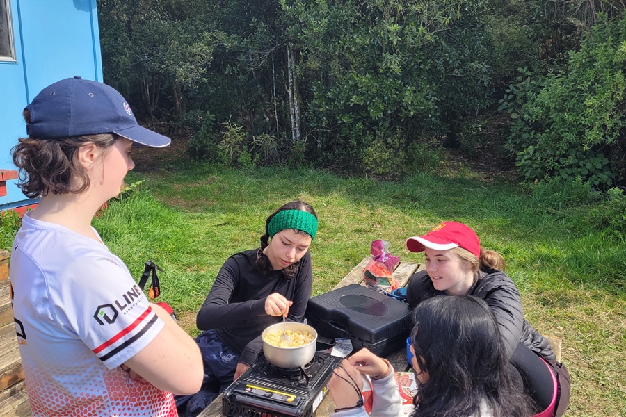 Cooking lunch