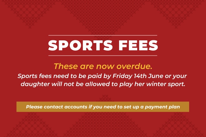 Overdue Sports Fees