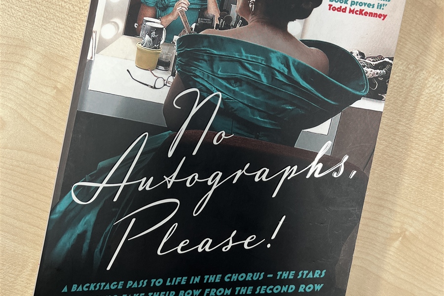 Katherine gifted her book to our Library