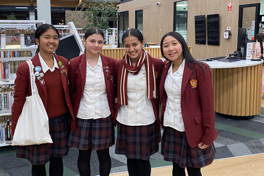 From Left: Chloe Hilario, Sachi McKoy, Jessica Sylvester, and Carlene Roque