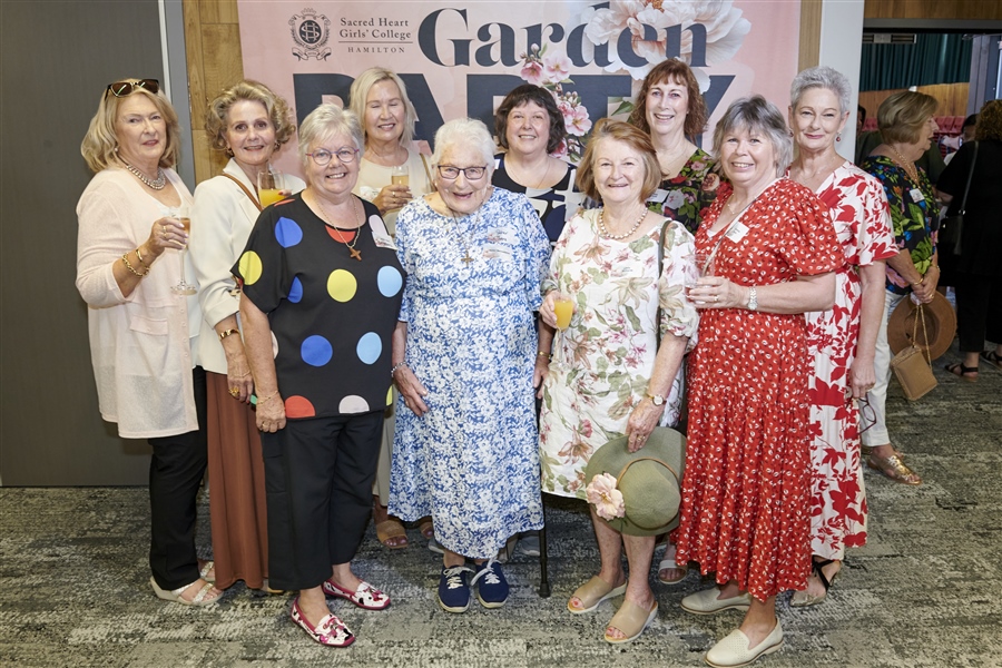 Sister Clare (Centre), was a popular addition to the many photos.