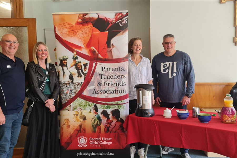 From left to right Larry Keane, Liz Sudfeldt, Sarah Casey and Peter Searle