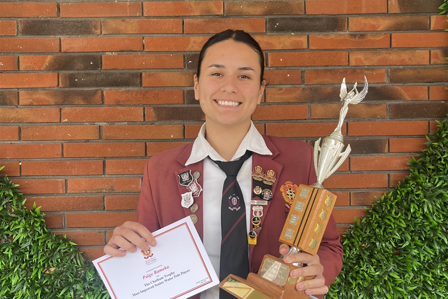 Water Polo - Most Improved Senior 
Paige Rameka