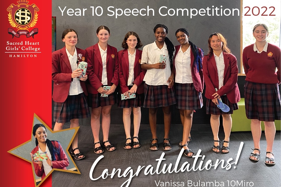 Year 10 Speech Competition 2022